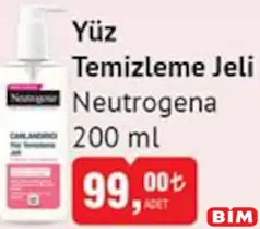 NEUTROGENA YÜZ TEMİZLEME JELİ 200 ML
